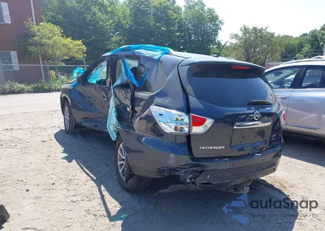 2016 Nissan Pathfinder Sv из США, поврежденный, VIN 5N1AR2MMXGC643057